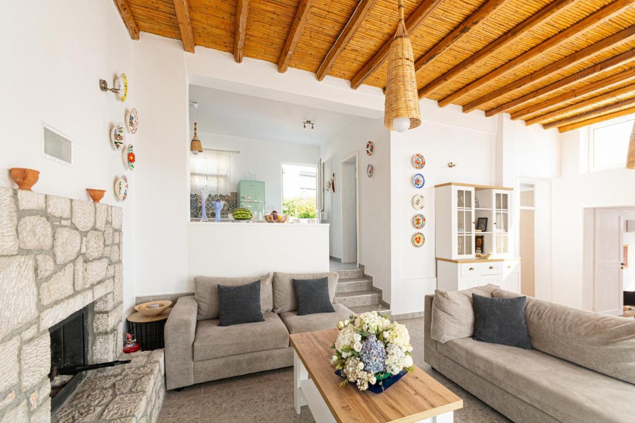 Вилла Chrysanthi'S Stone House Афанту Экстерьер фото